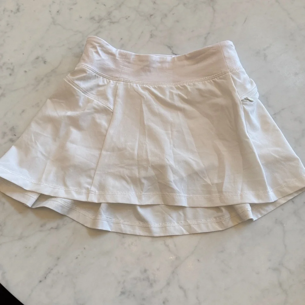 All in Motion Girls White Skort Size 6/7 Small Tennis Golf Athletic